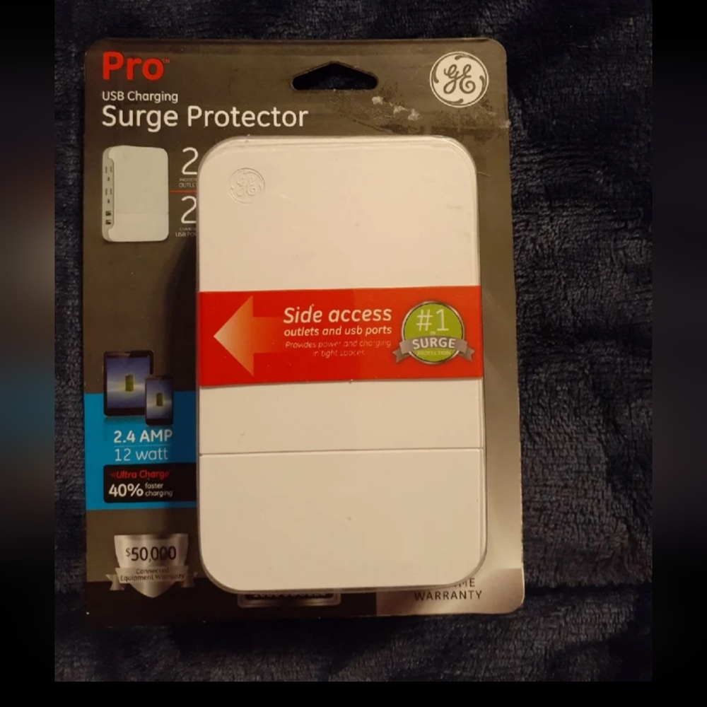 GE USB Charging Surge Protector